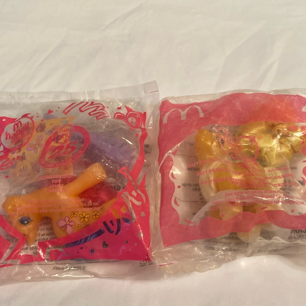Set of Two My Little Pony Happy Meal Toys